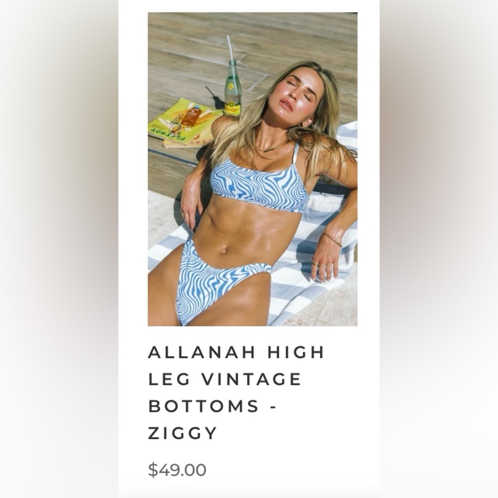 Koana Swim high leg vintage bottoms